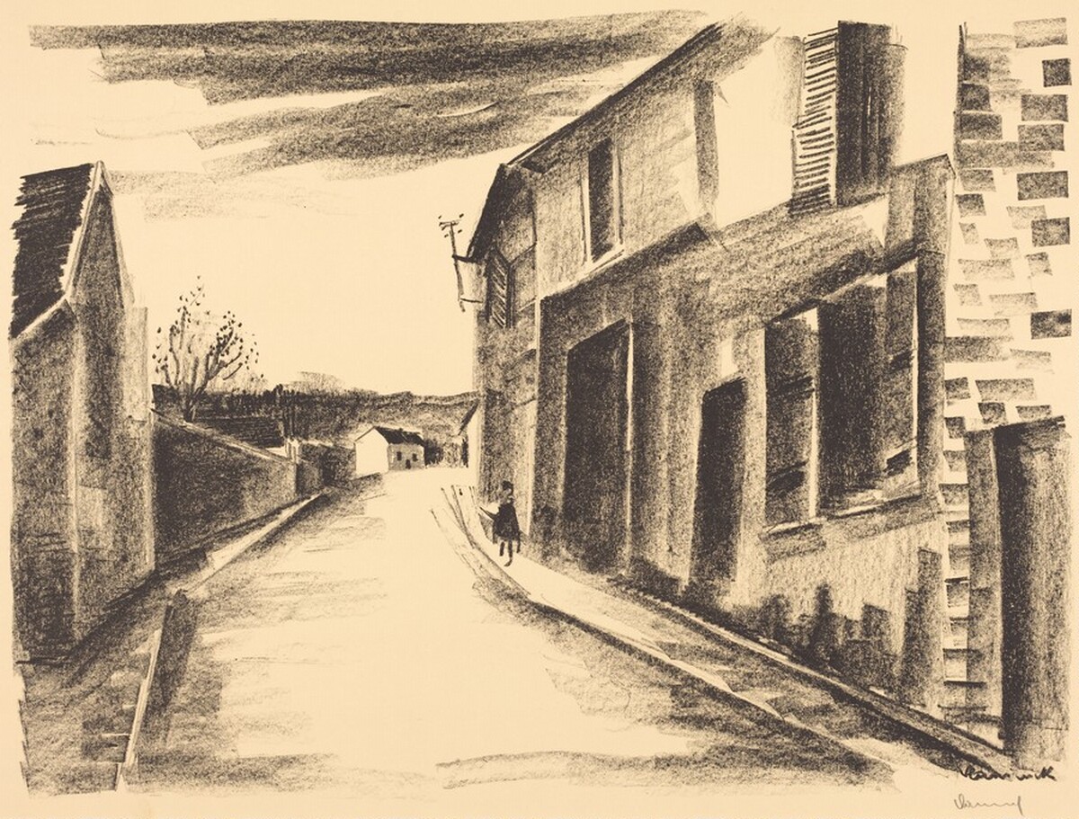 Saint-Ouen L'Aumone, near Pontoise (Saint-Ouen L'Aumone, pres Pontoise) by Maurice de Vlaminck
