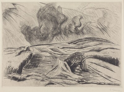 Landscape with a Wheelbarrow
