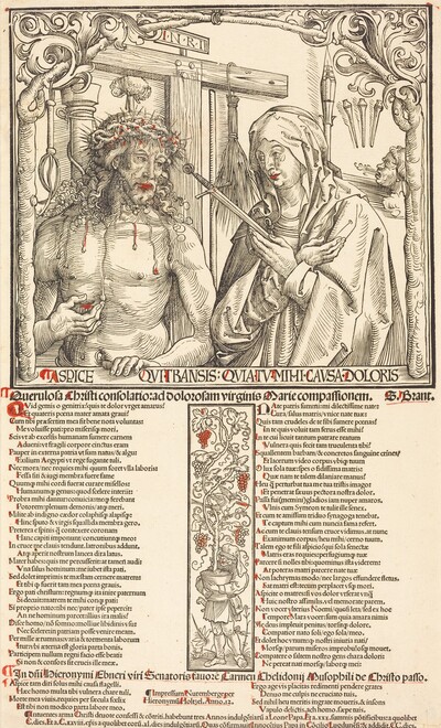 The Man of Sorrows and Mater Dolorosa