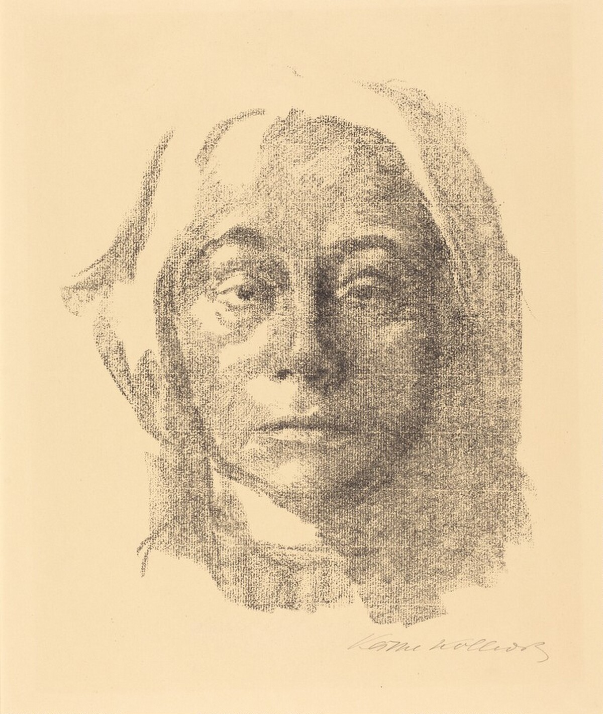 Self-Portrait (Selbstbildnis) by Käthe Kollwitz