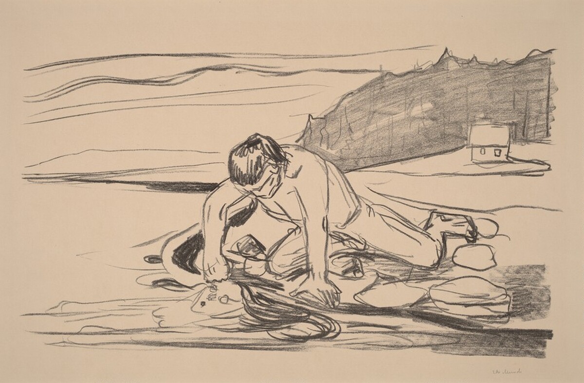 Omega's Death by Edvard Munch