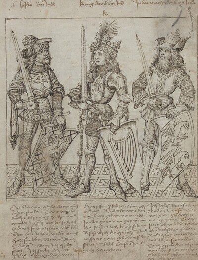 Joshua, King David and Judas Maccabeus