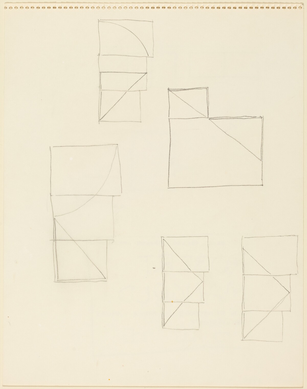Untitled (recto) by Robert Mangold