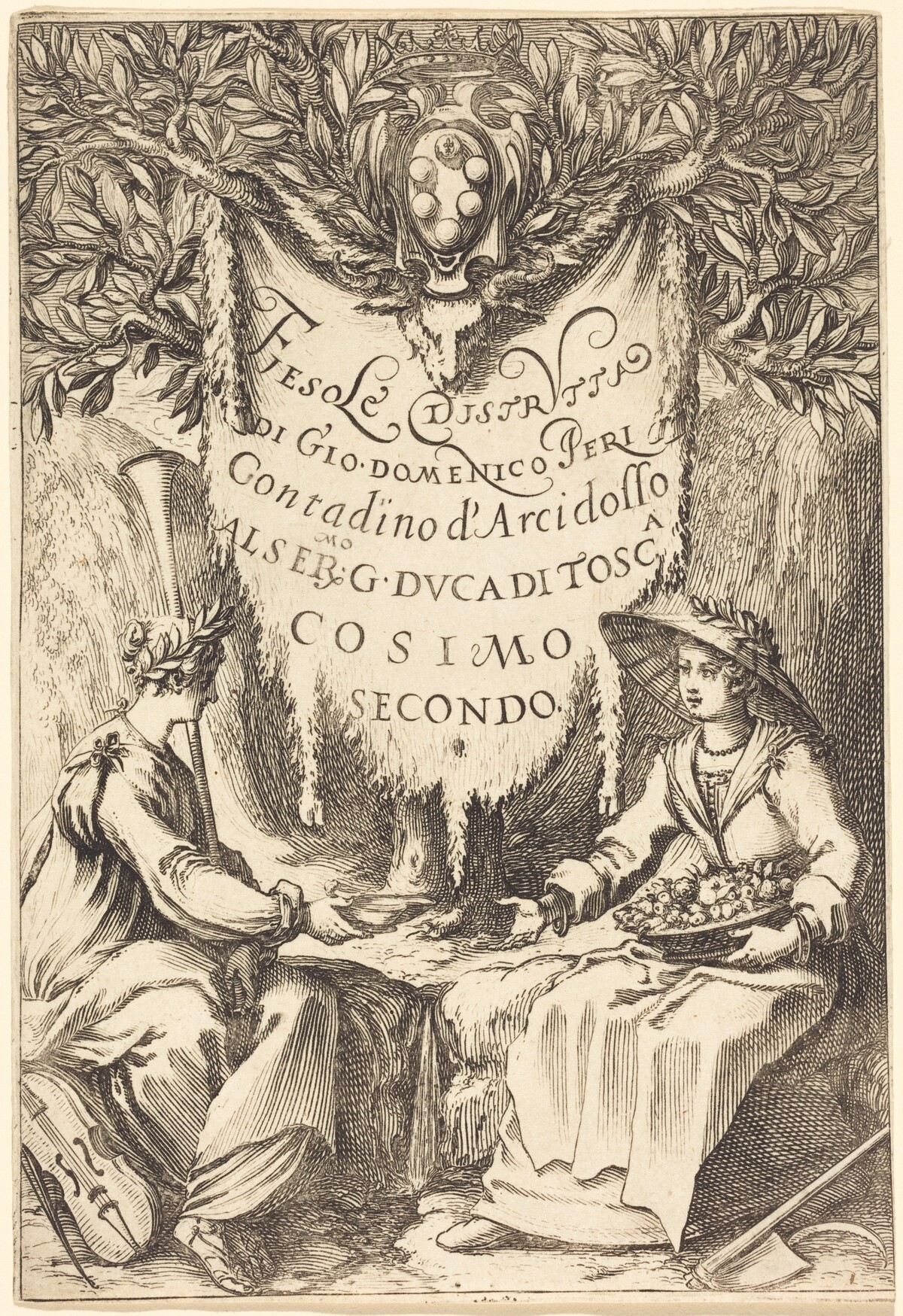 La belle jardinière by Jacques Callot