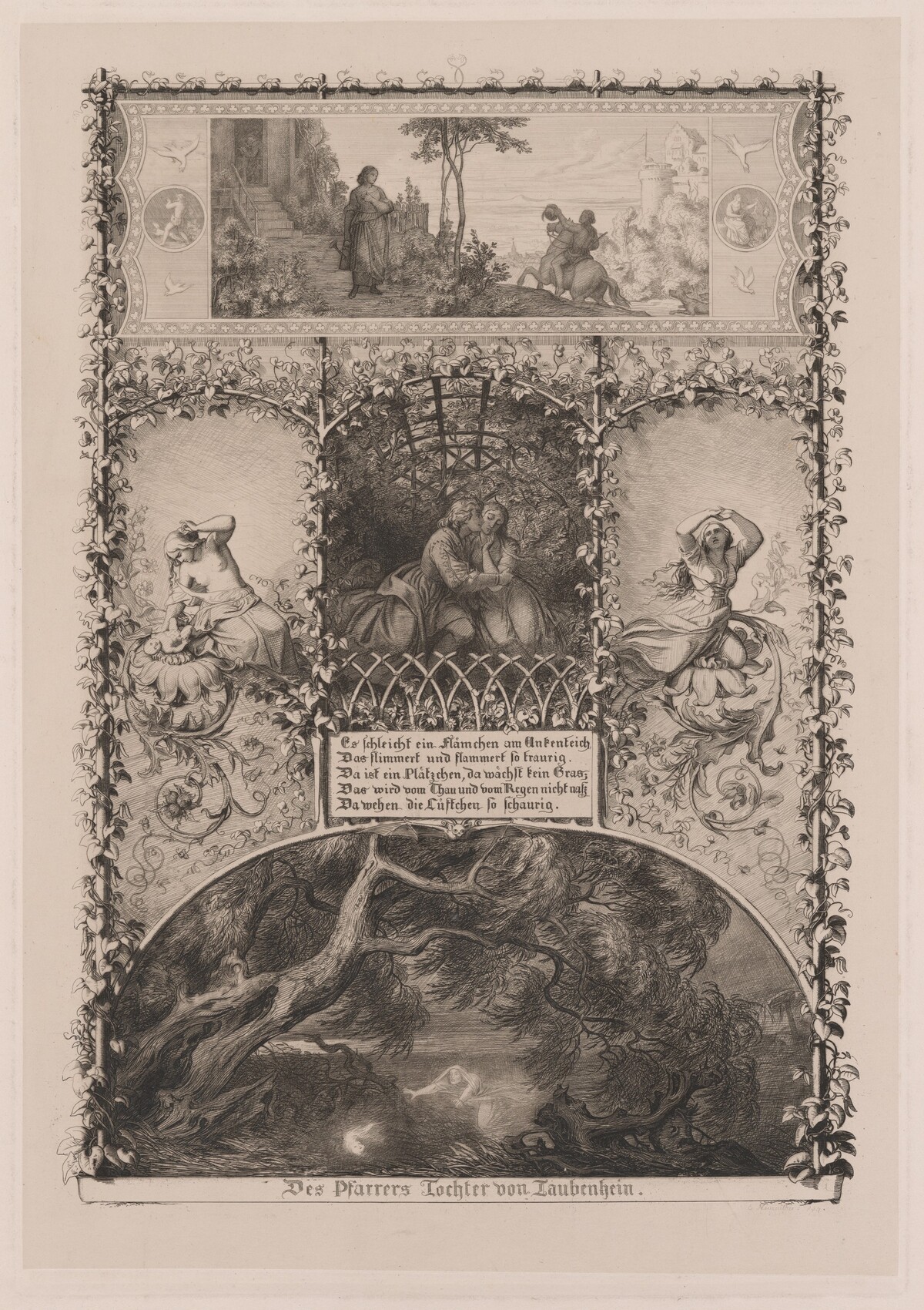 Des Pfarrers Tochter von Taubenhein (The Parson's Daughter from Taubenhain) by Eugen Napoleon Neureuther