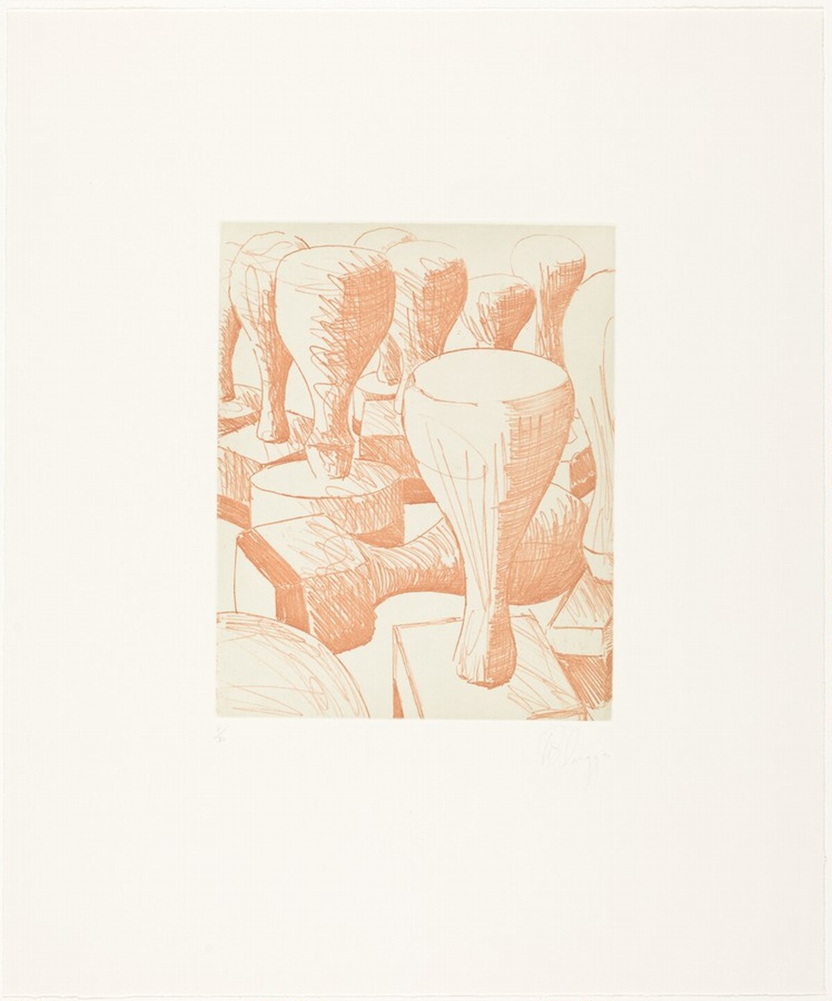 Suburbs (Softground Series) II by Tony Cragg