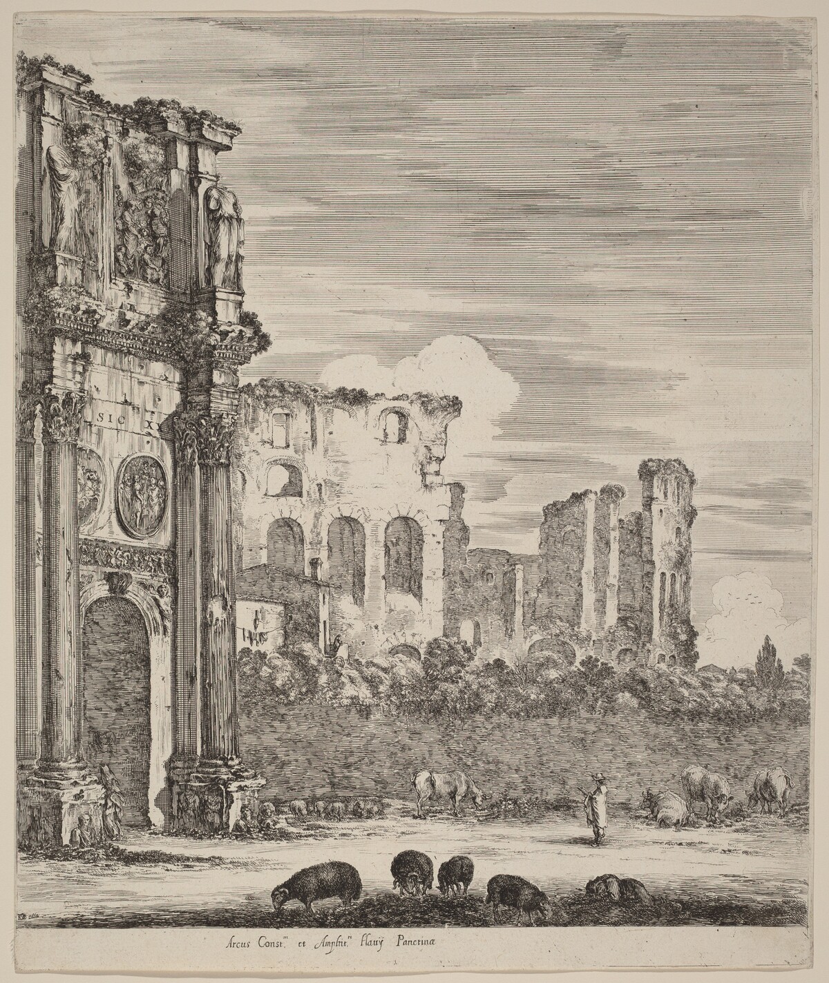 Arch of Constantine by Stefano Della Bella