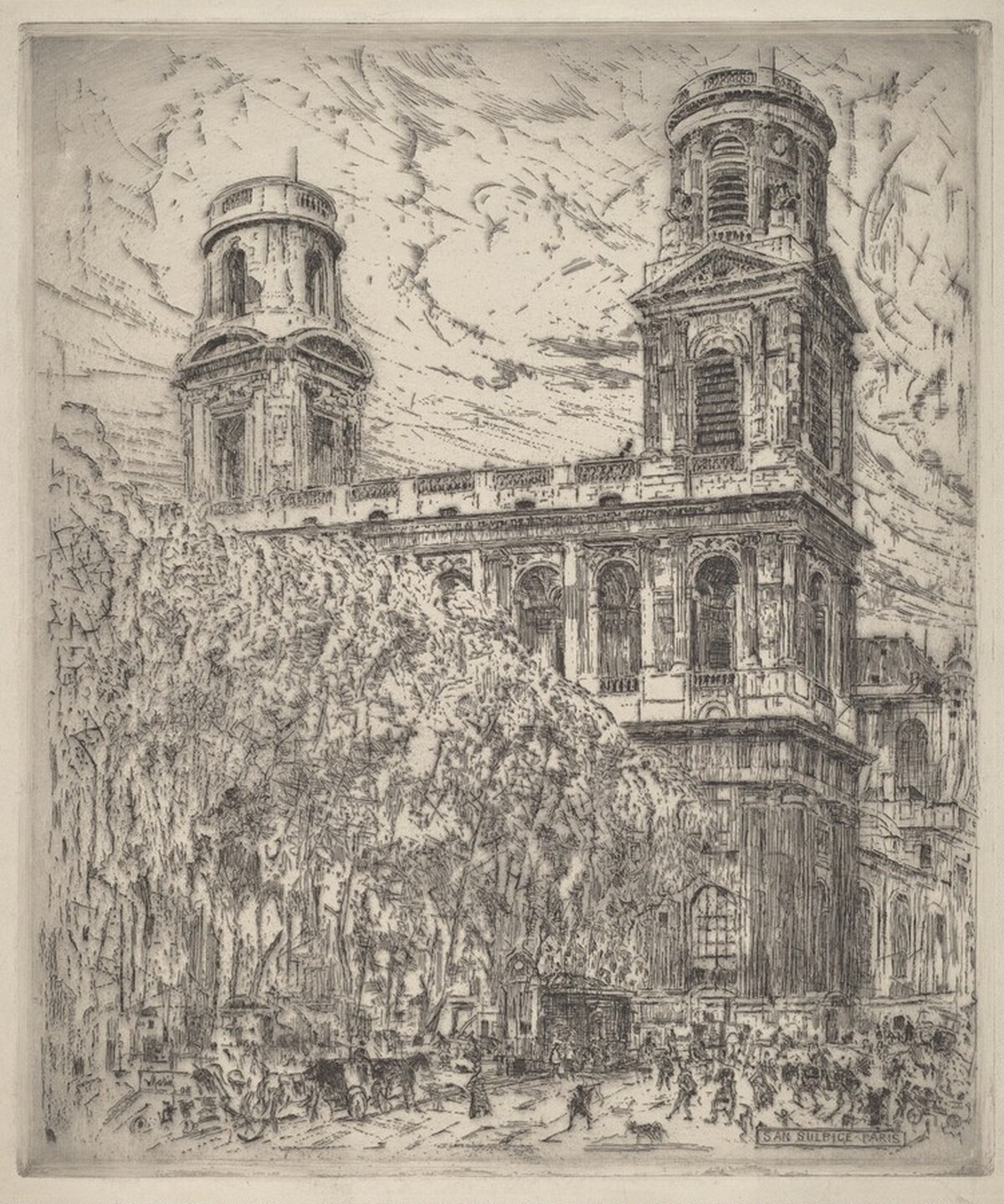 Saint-Sulpice, Paris by John Marin