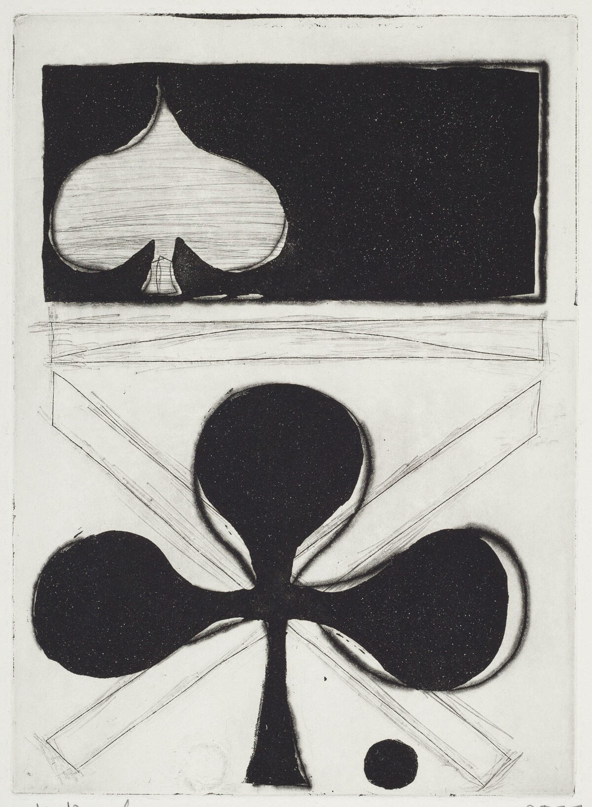 Untitled (Spade and Club) by Richard Diebenkorn