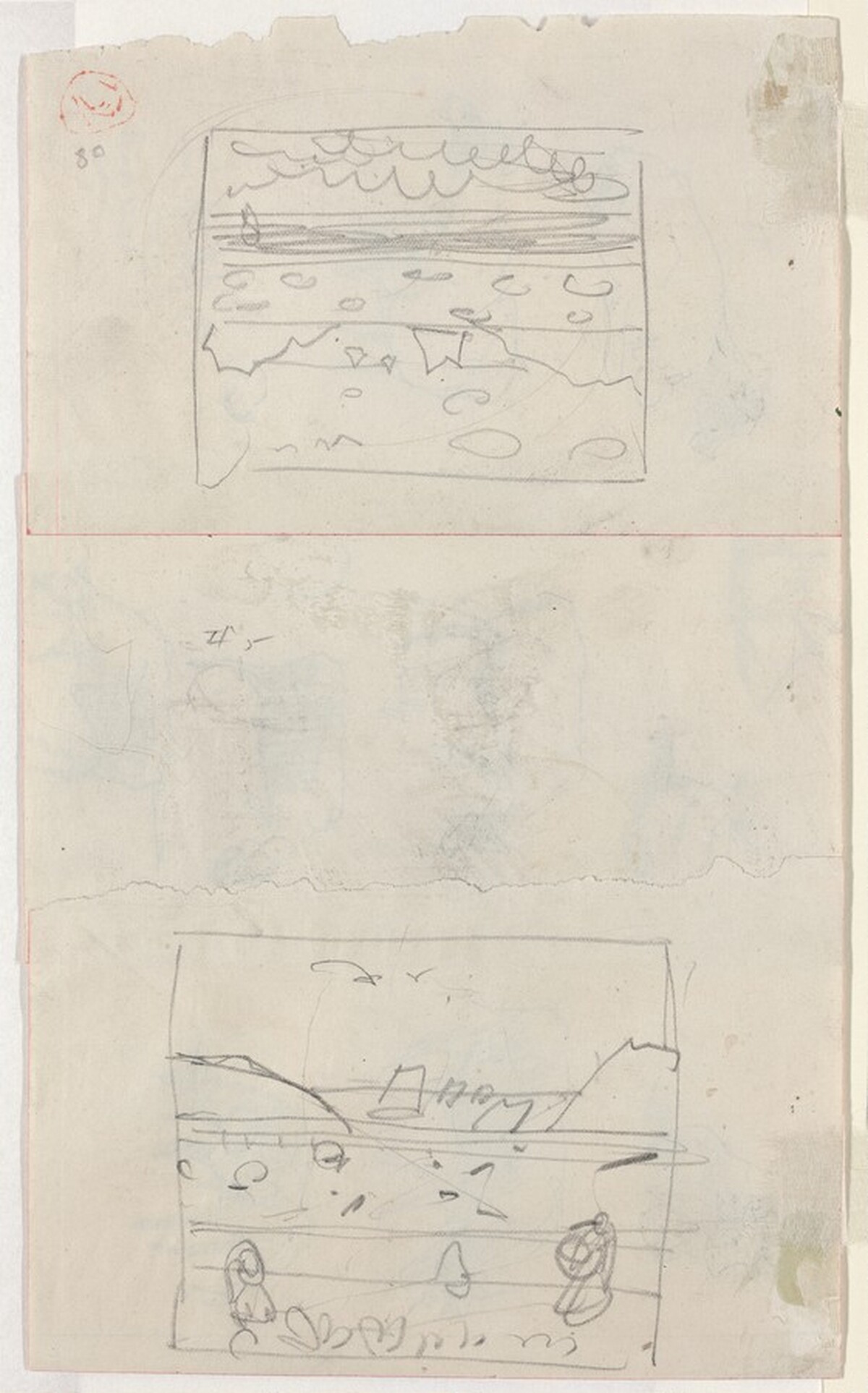 Landscape [verso] by Walt Kuhn