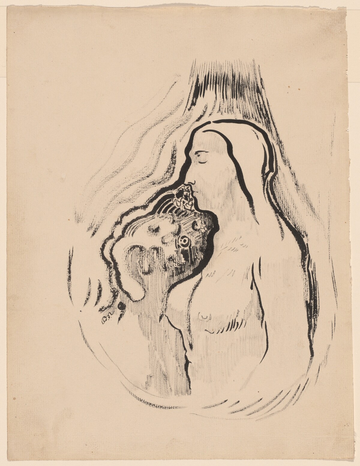 The Shadow (L'Ombre) by Odilon Redon