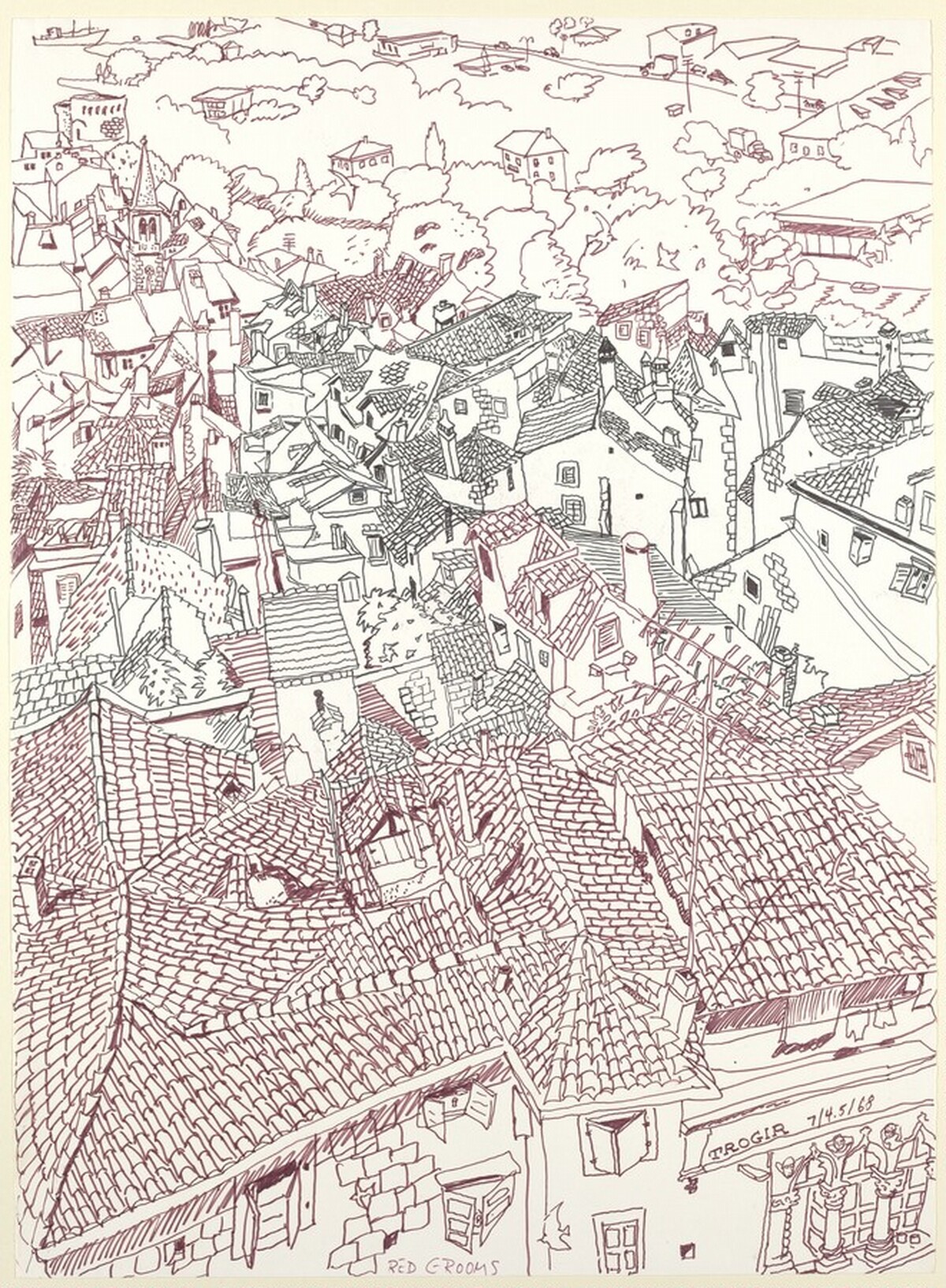 Trogir by Red Grooms