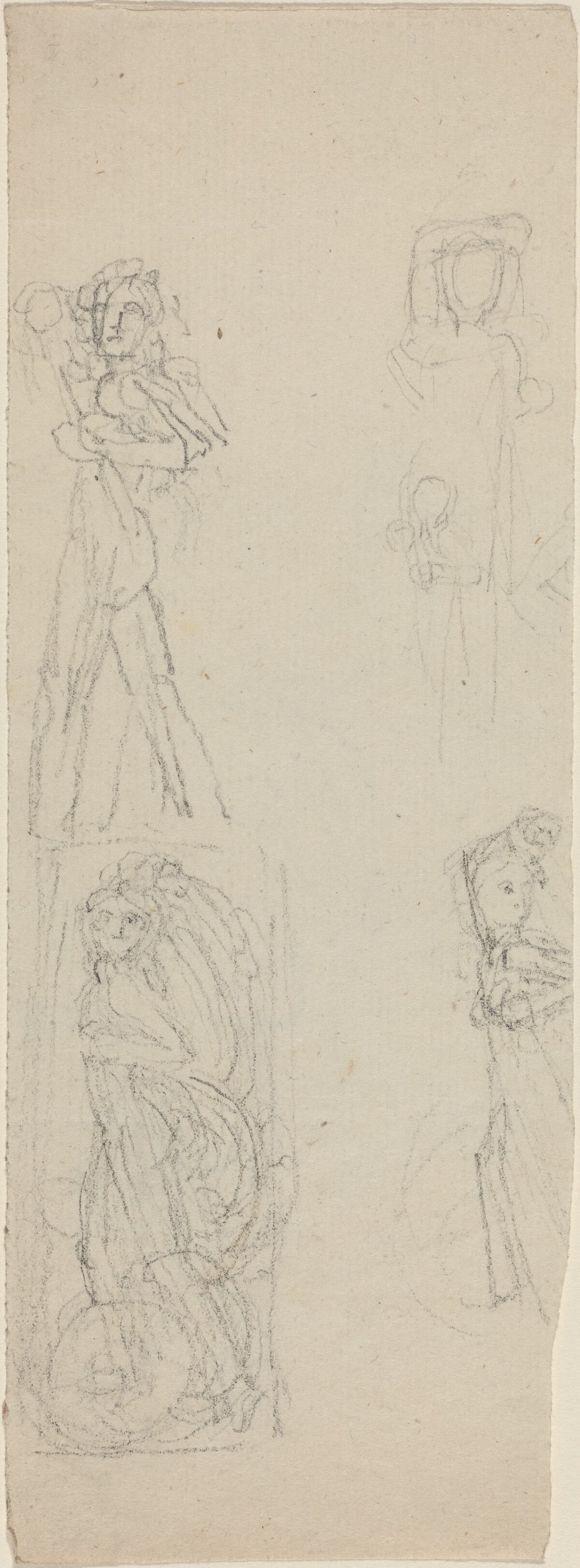 Sheet of Studies [recto and verso] by John Flaxman