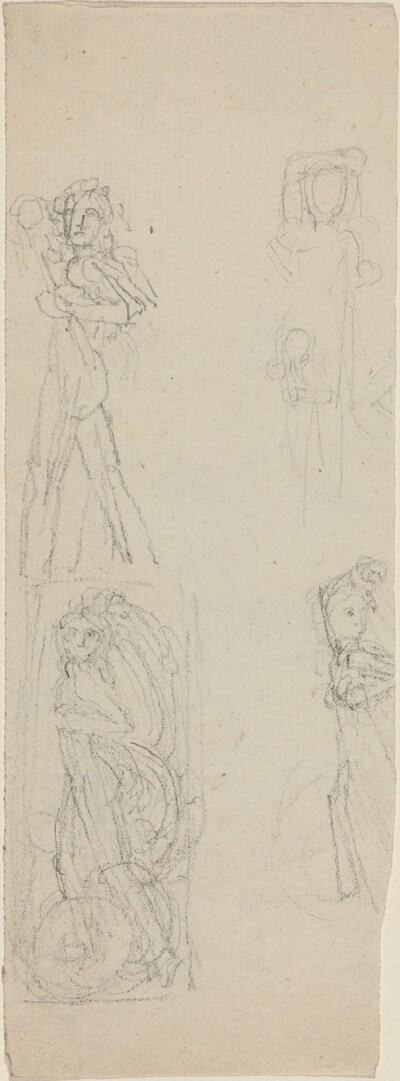 Sheet of Studies [recto and verso]