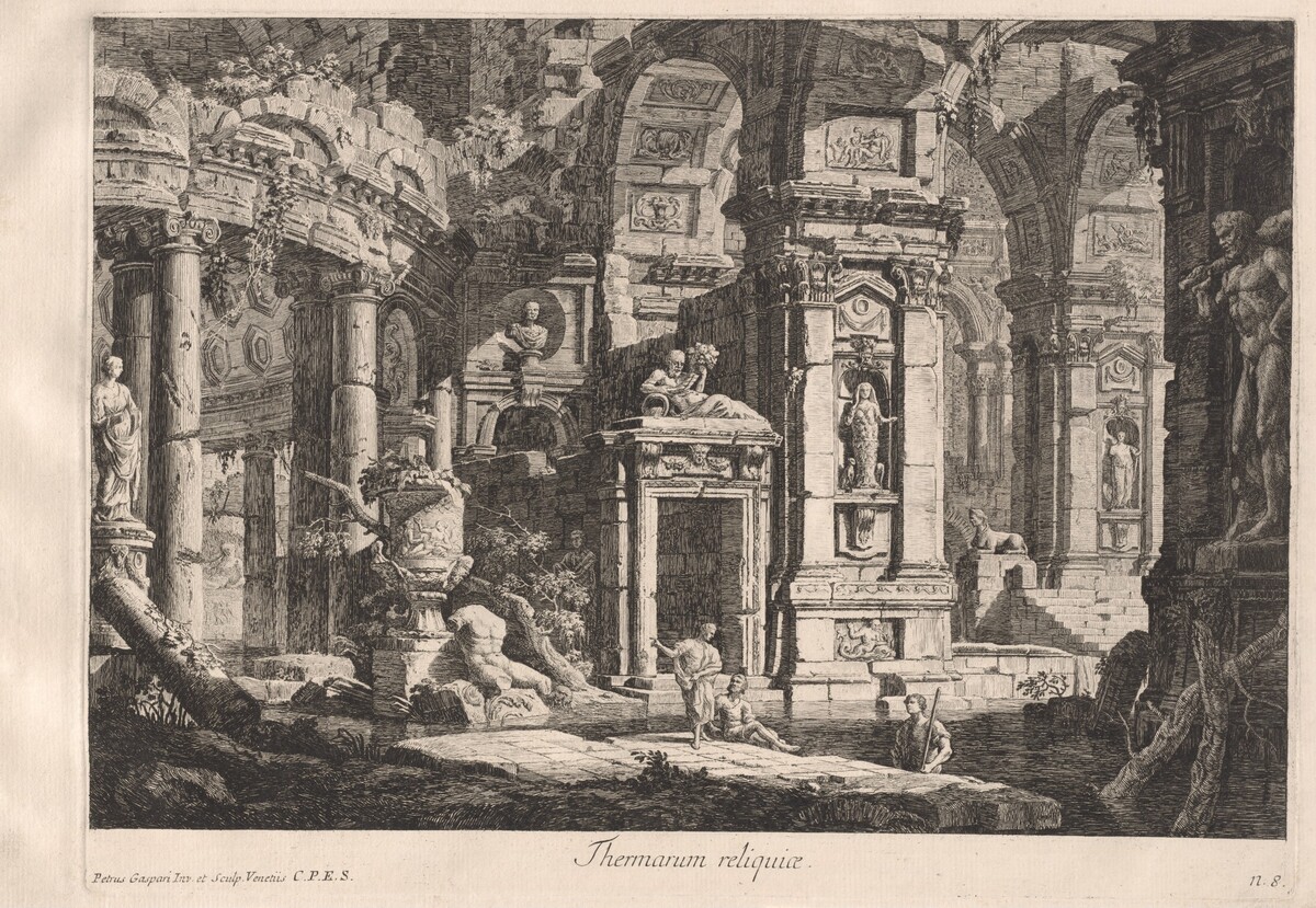 Thermarum reliquiae by Pietro Gaspari