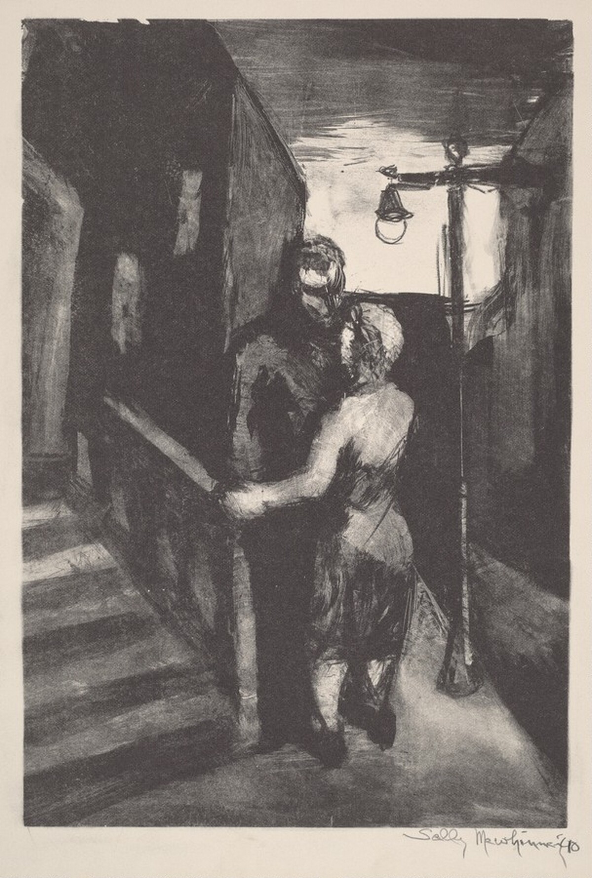 Untitled (Under a Streetlamp) by Sally Mawhinney
