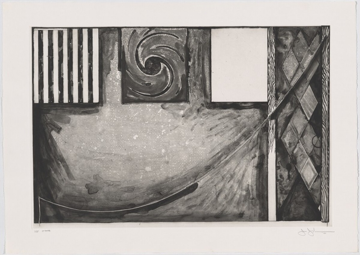 Untitled [state proof of 3rd state] by Jasper Johns