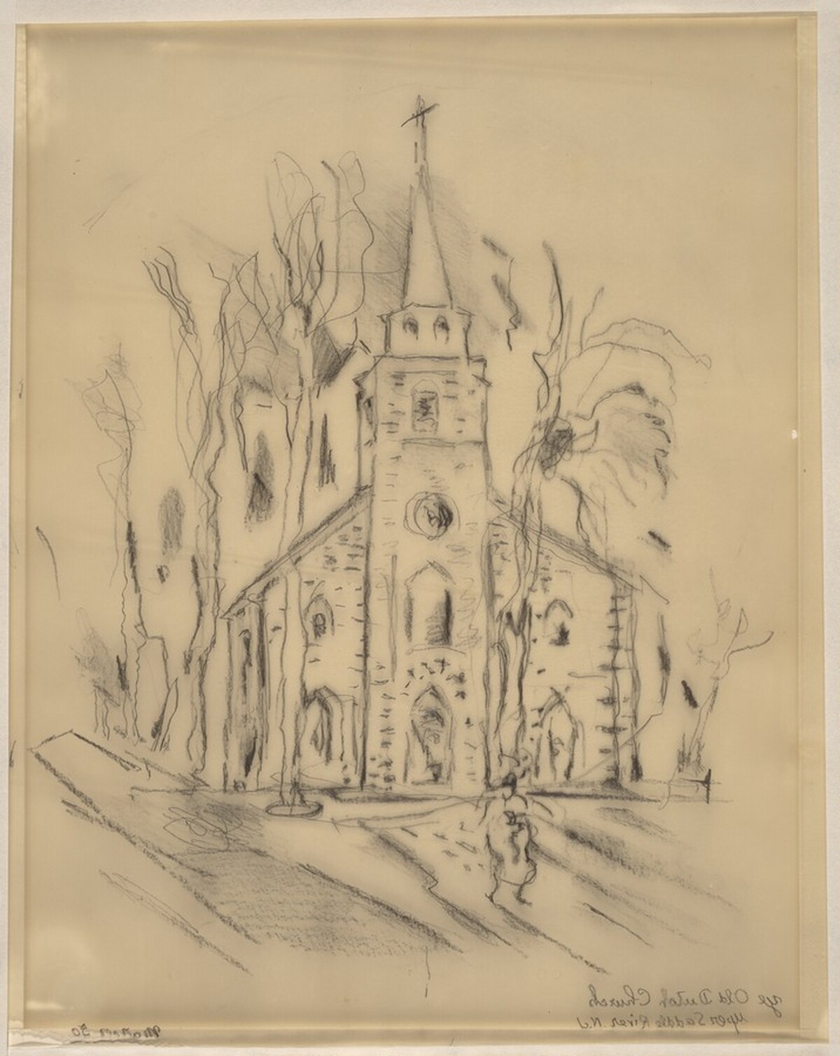 Ye Old Dutch Church, Upper Saddle River, New Jersey by John Marin