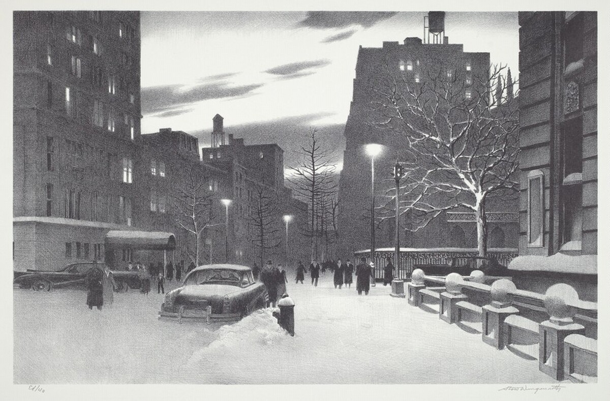 Lower Fifth Avenue by Stow Wengenroth