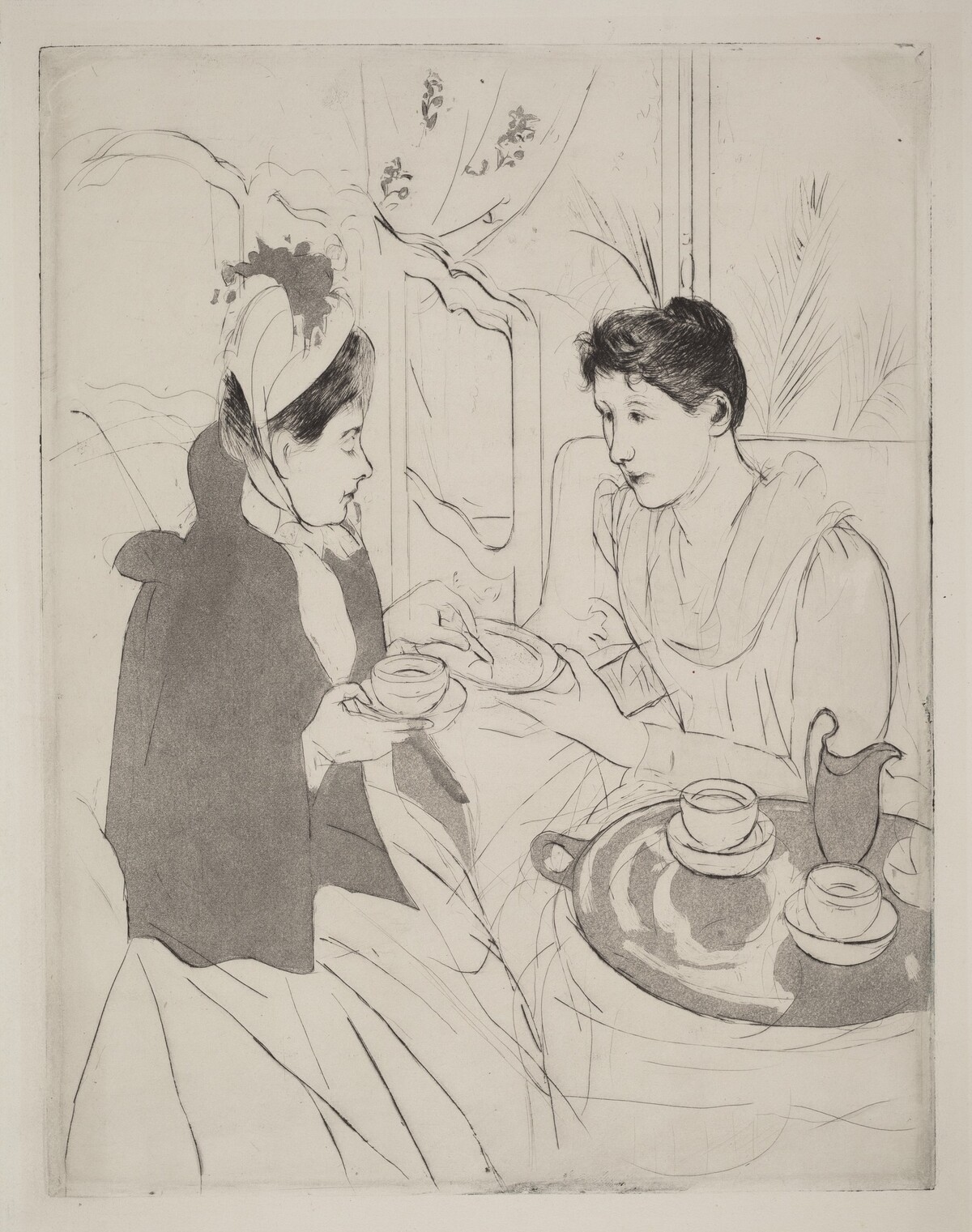 Afternoon Tea Party by Mary Cassatt