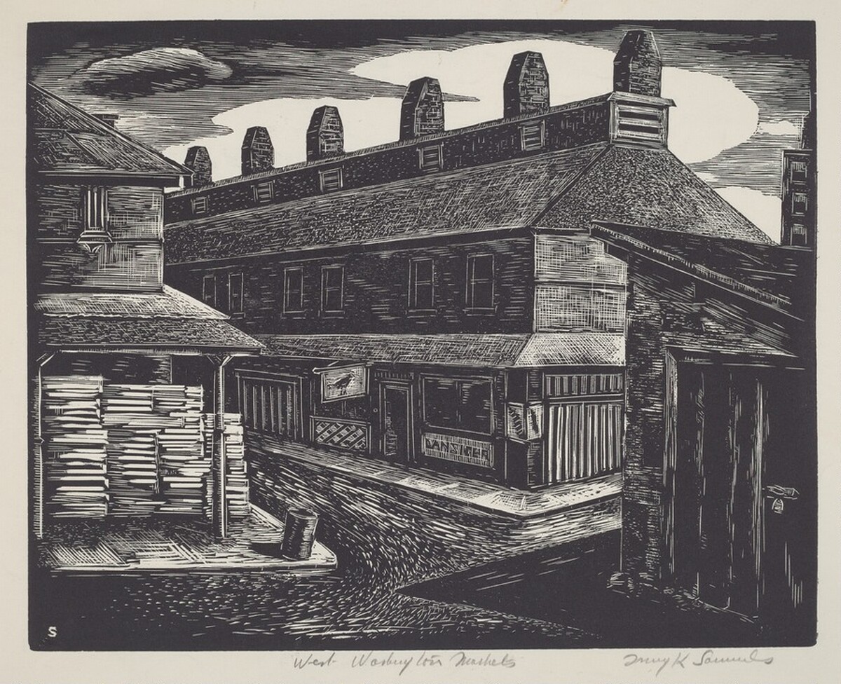 West Washington Markets by Irving K. Samuels