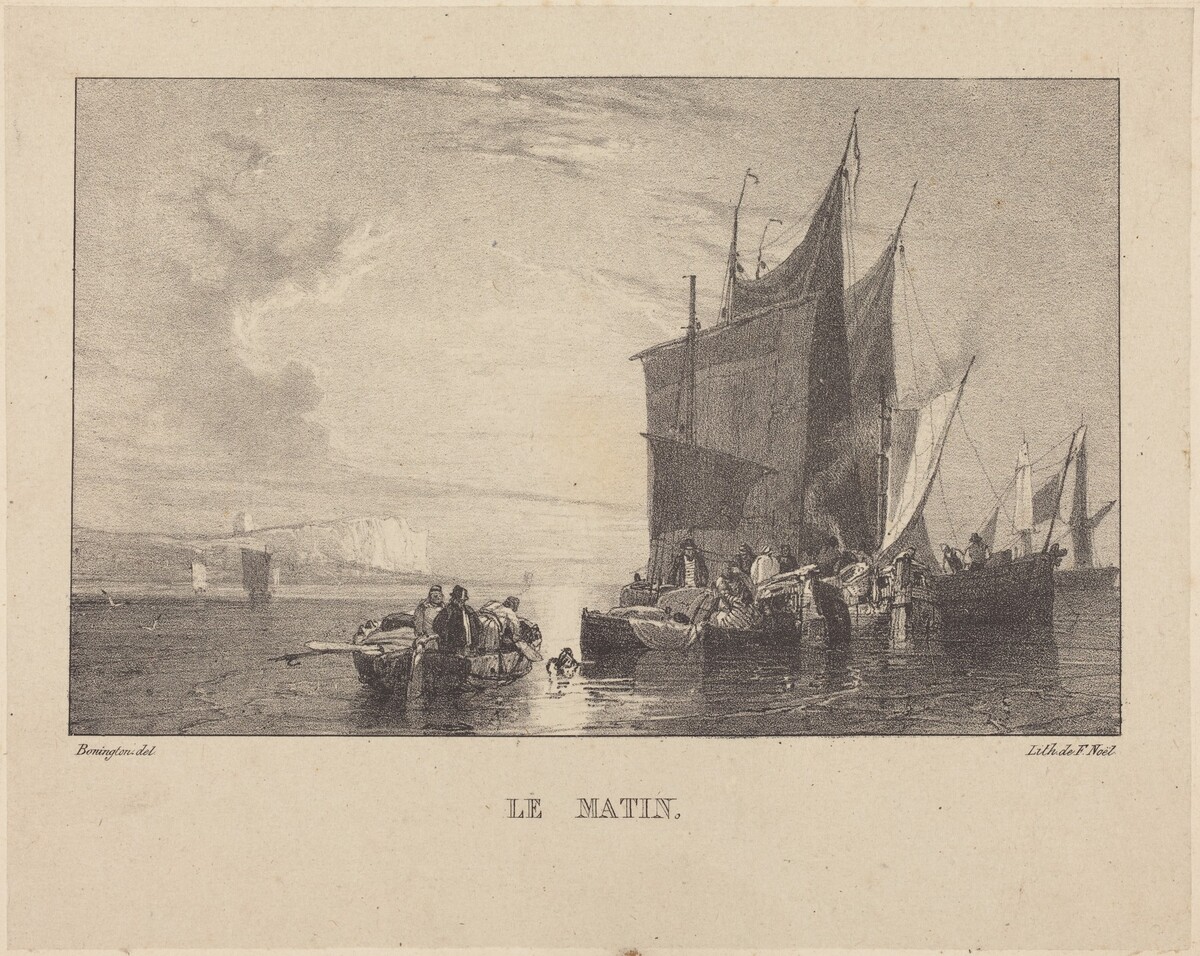 Le matin by Richard Parkes Bonington