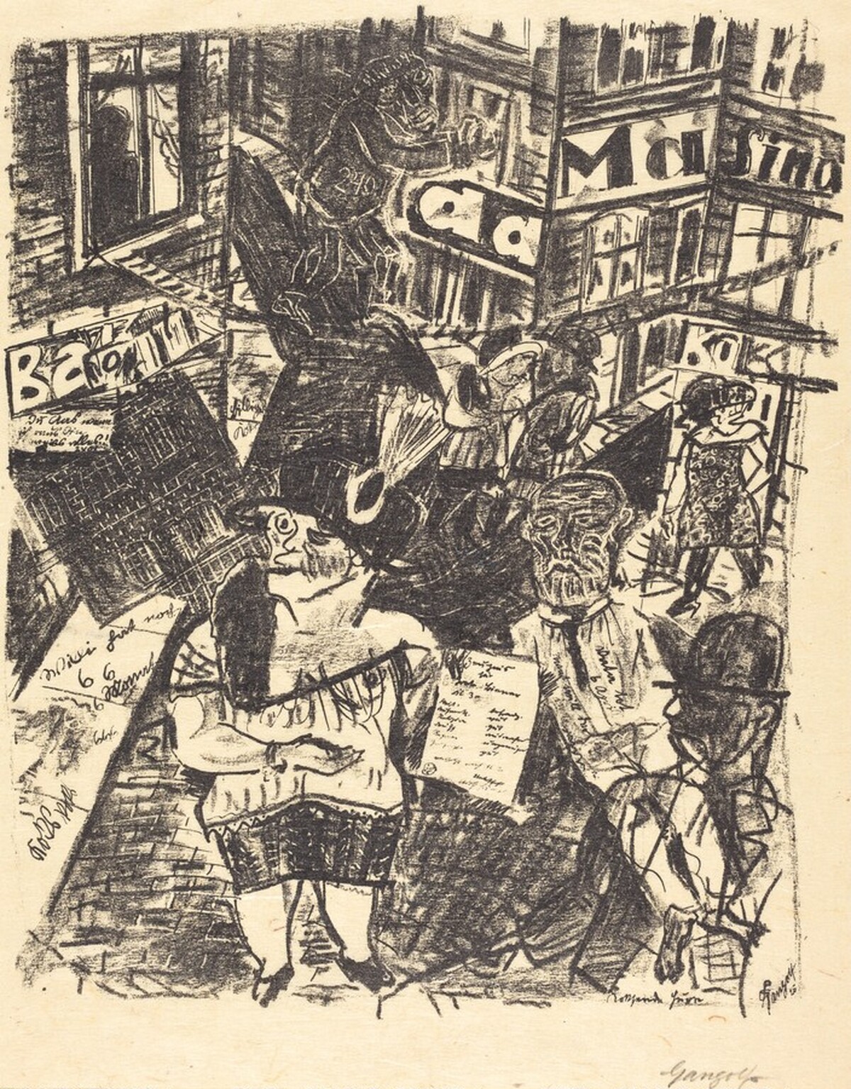 Koksende Hure (Prostitute on Cocaine) by Paul Gangolf