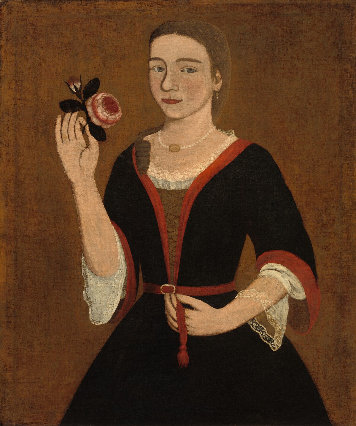 Miss Van Alen by The Gansevoort Limner (Possibly Pieter Vanderlyn)