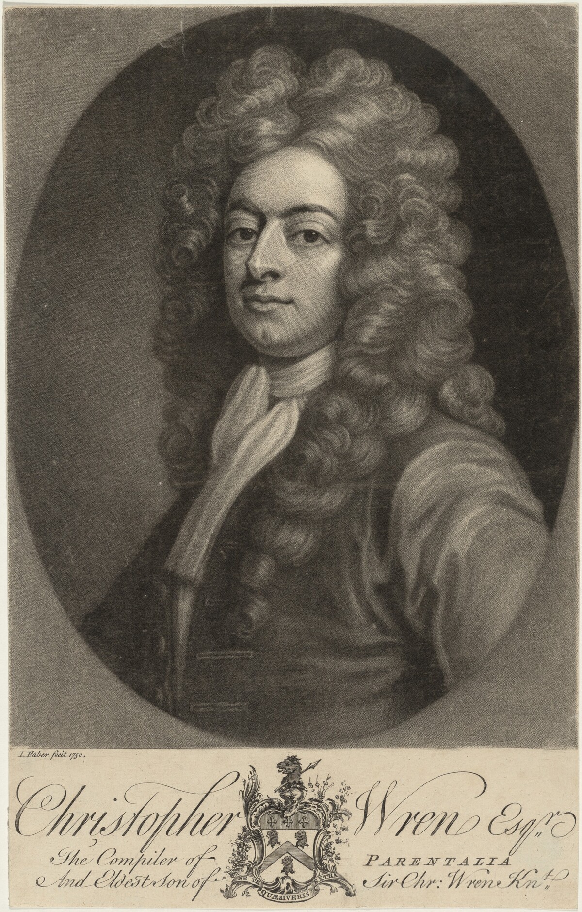 Christopher Wren, Son of the Architect by John Faber II