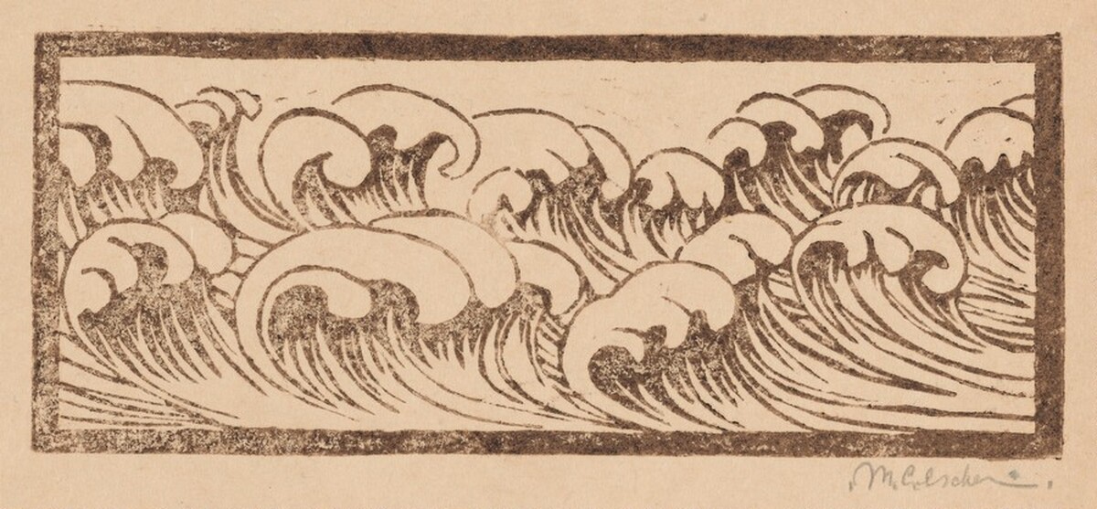 Waves by M.C. Escher