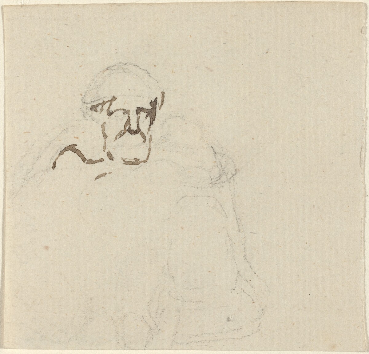 Bearded Figure by John Flaxman