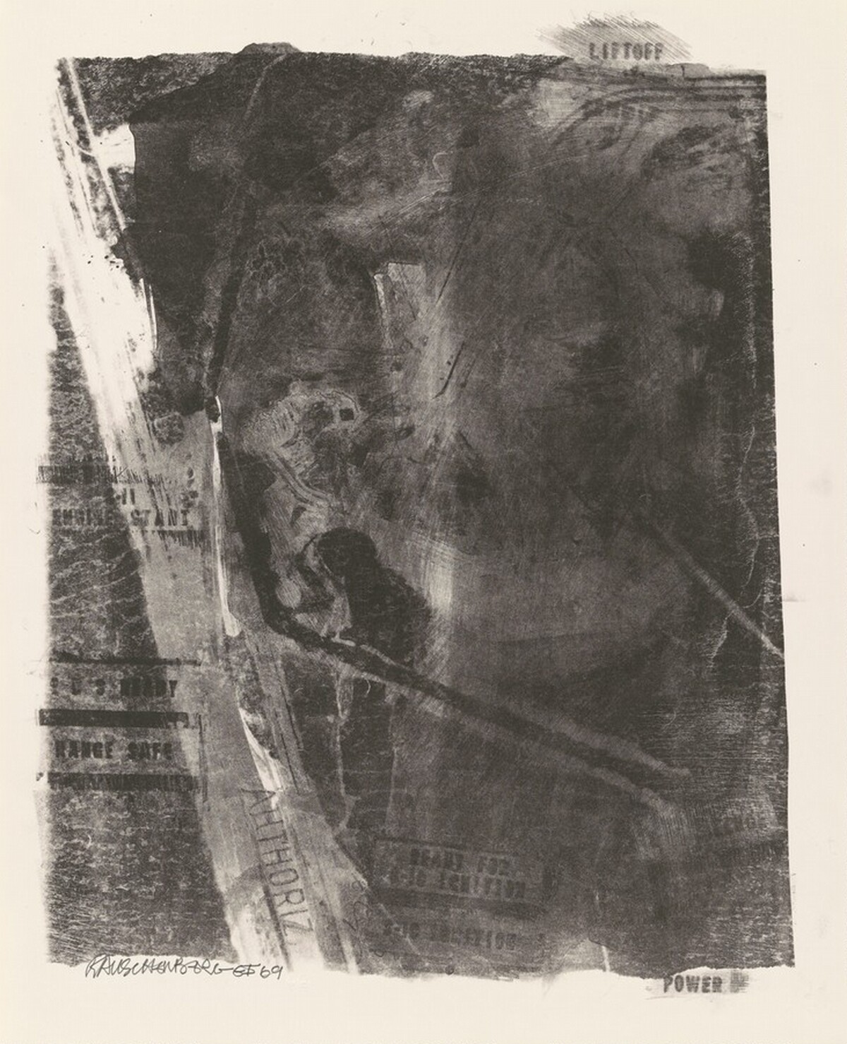 Rack by Robert Rauschenberg