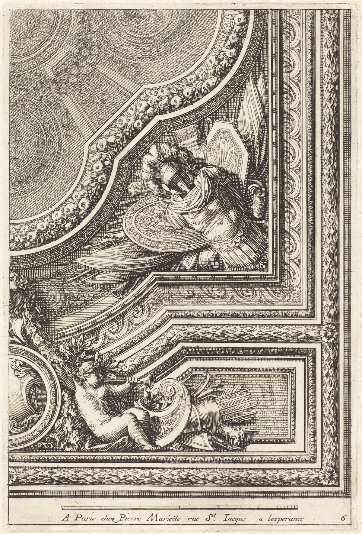 Quarts de plafons by Jean Lepautre
