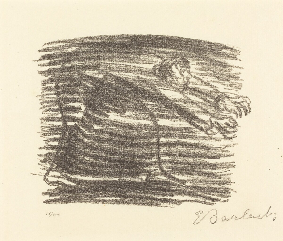 Walk in the Shadow by Ernst Barlach