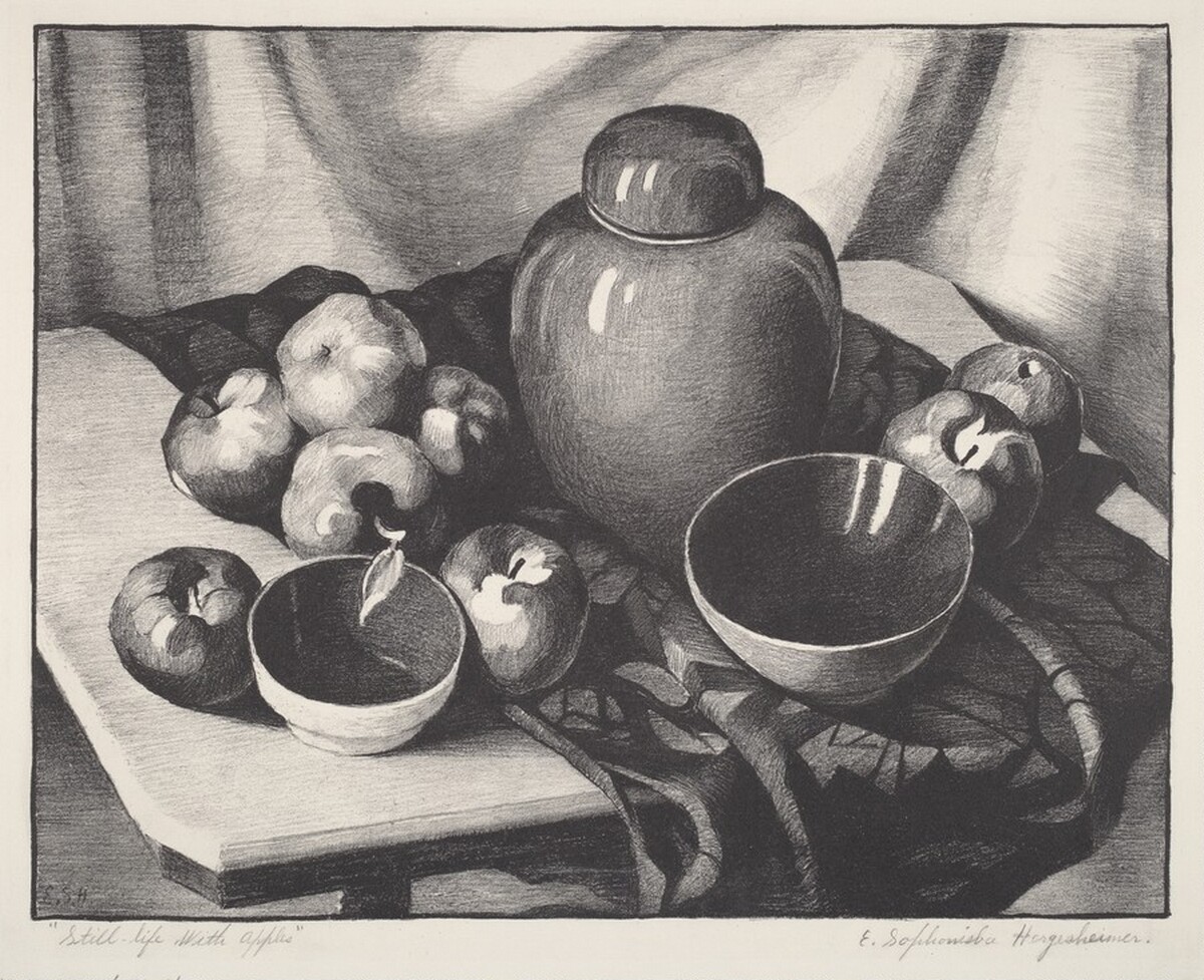 Still-Life With Apples by Ella Sophonisba Hergesheimer