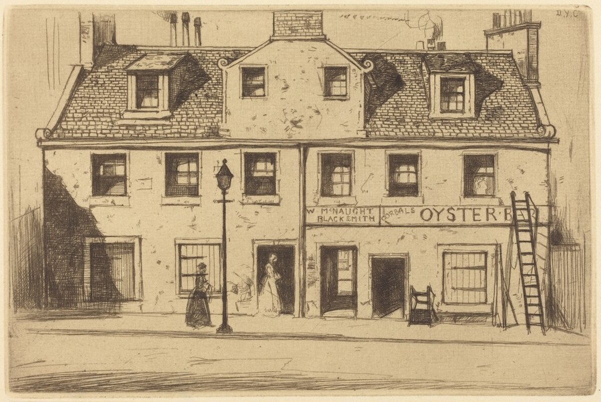 Old House, Nos.174-6-8 Main Street, Gorbals by David Young Cameron
