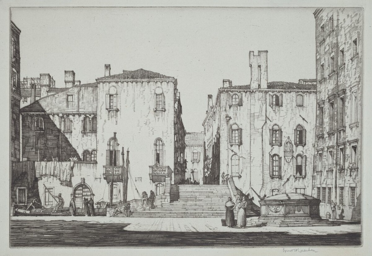 Campo dei Gesuiti, Venice by Louis Conrad Rosenberg
