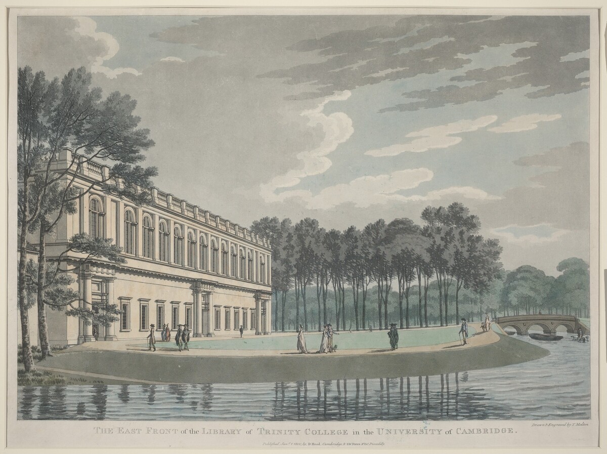 The East Front of the Library of Trinity College by Thomas Malton