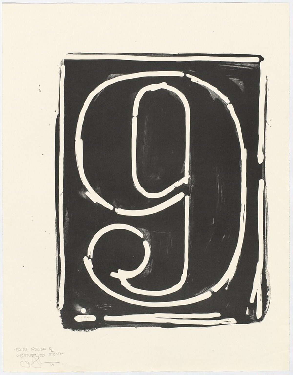 Figure 9 [trial proof] by Jasper Johns