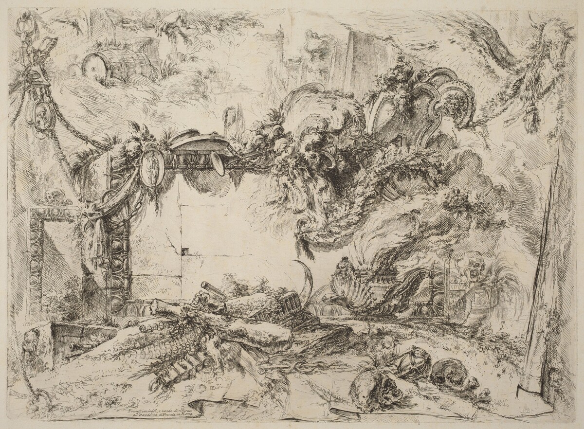 The Monumental Tablet by Giovanni Battista Piranesi