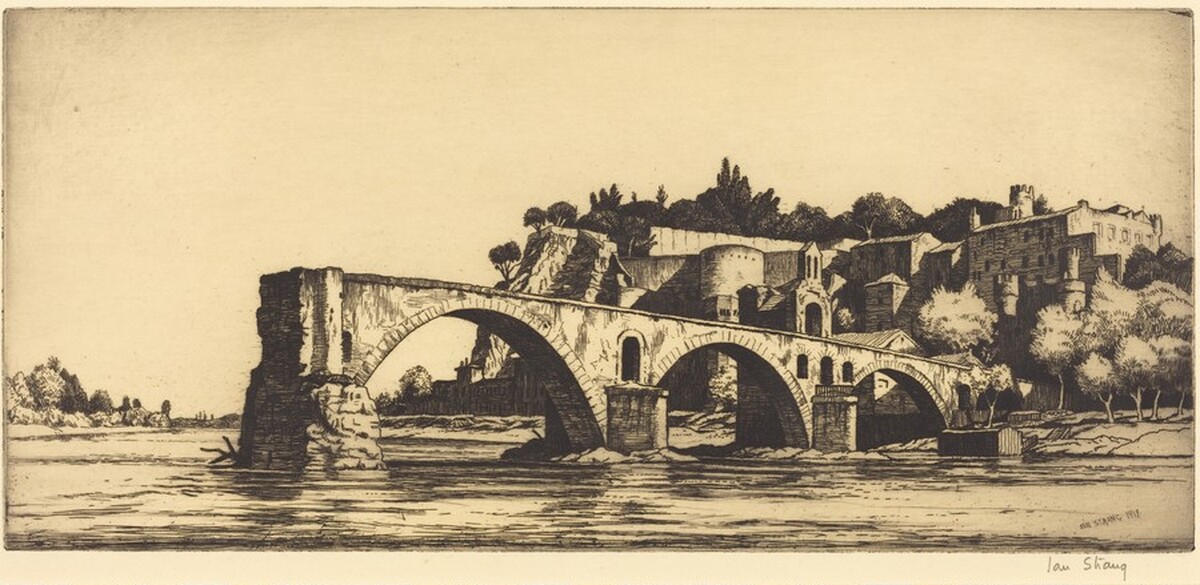 Pont Saint-Benezet, Avignon by Ian Strang
