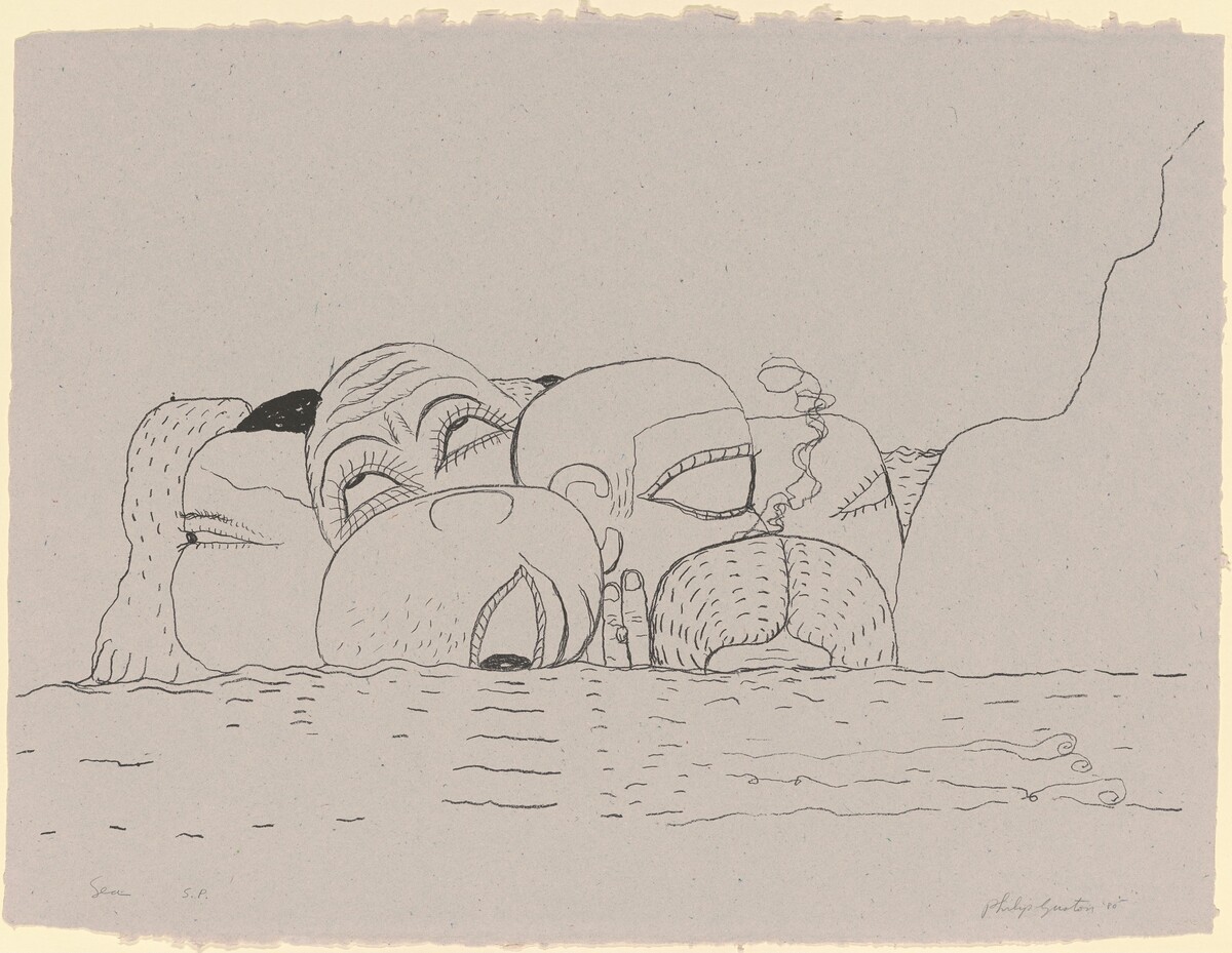 Sea [special proof] by Philip Guston