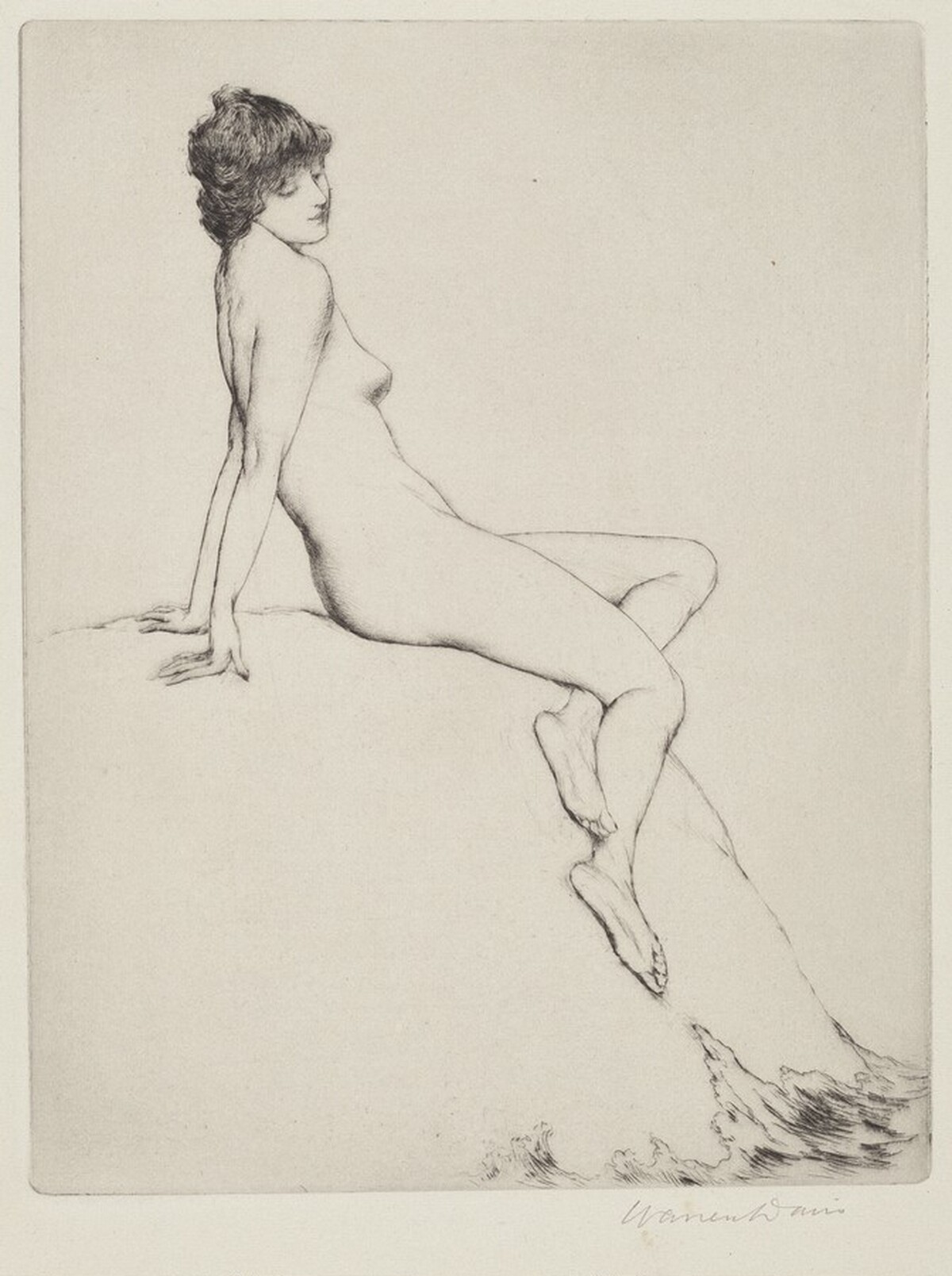 The Bather by Warren B. Davis