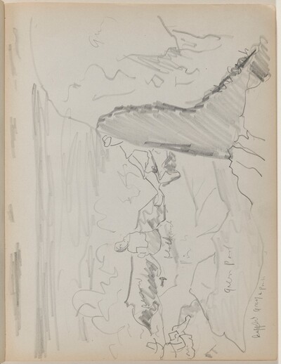 Figures Seated on the Rocks