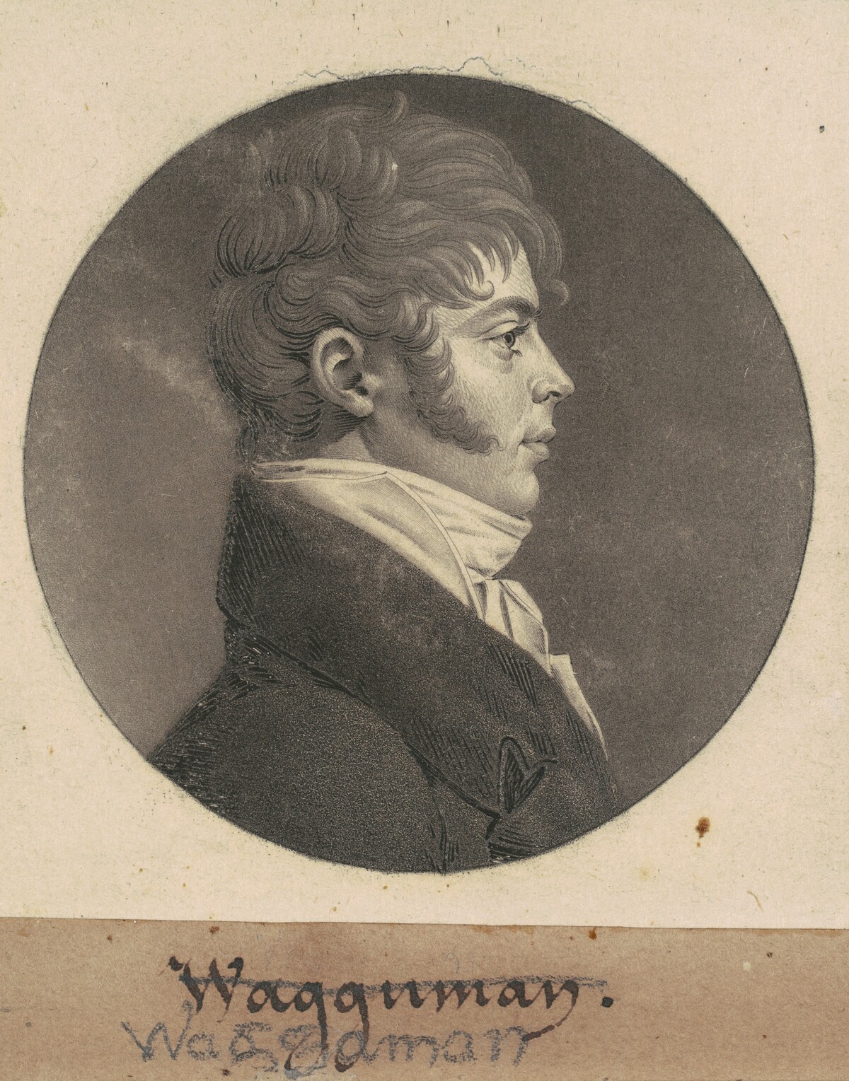 Thomas Ennalls Waggaman by Charles B. J. Févret de Saint-Mémin