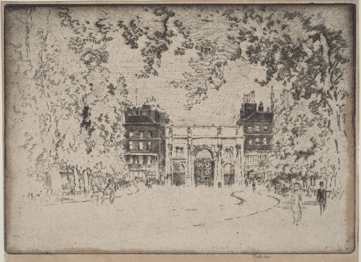 The Marble Arch by Joseph Pennell
