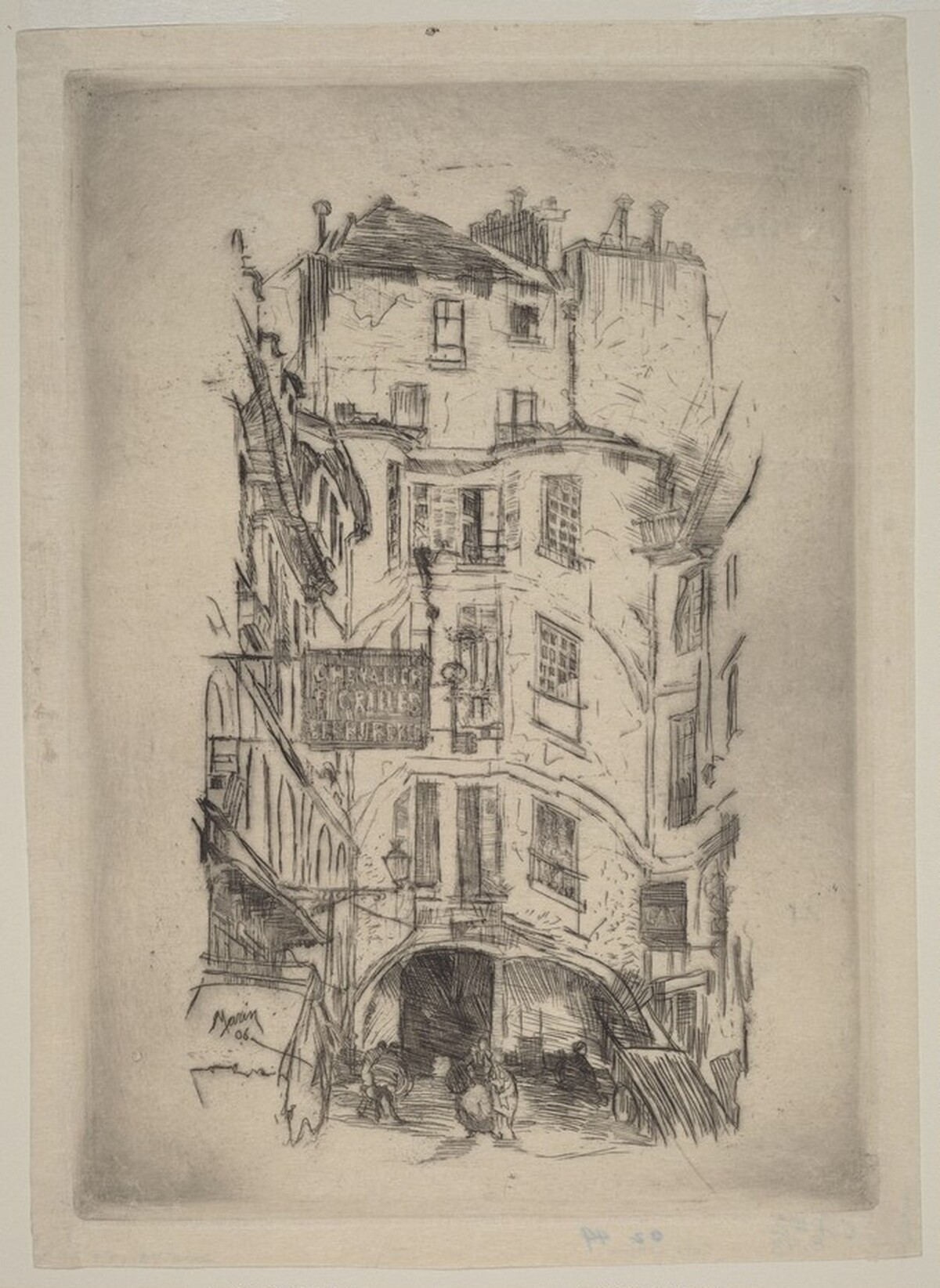 Cour Dragon, Paris by John Marin