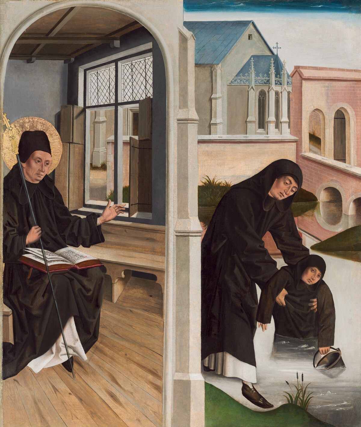 A Miracle of Saint Benedict by French 15th Century