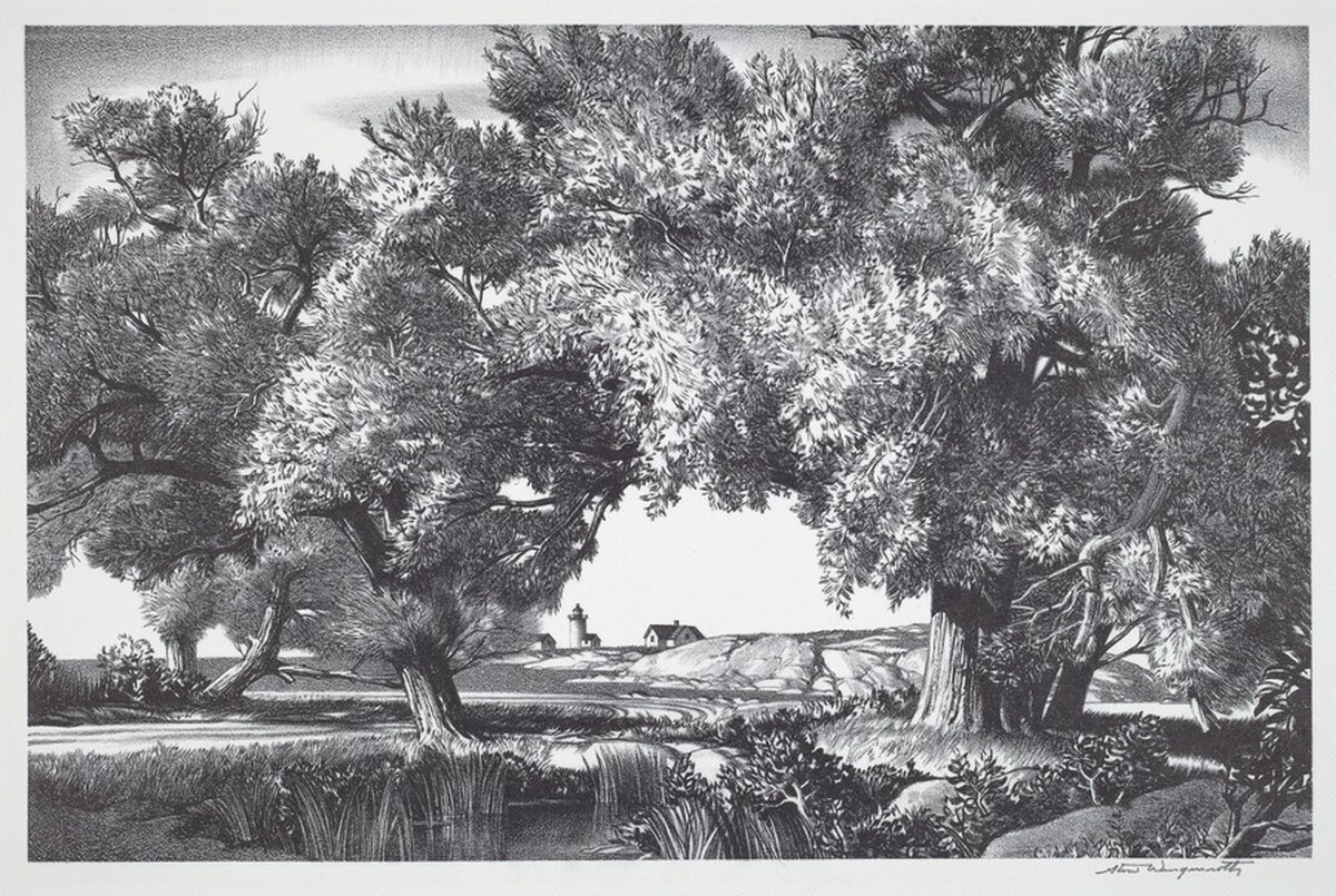 Cape Ann Willows by Stow Wengenroth