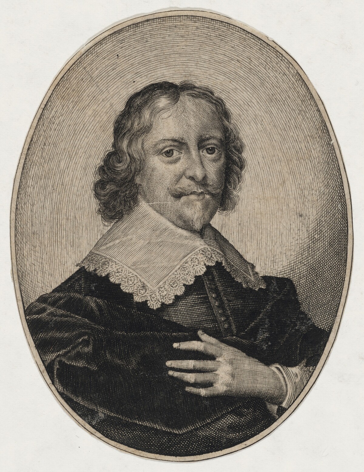 Portrait of a Man with a Broad Collar by Unknown Artist